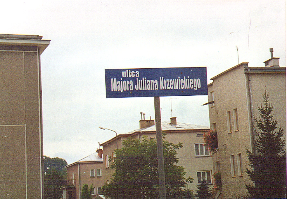 Street in Gorlice Named In Honor OF Julian Krzewicki